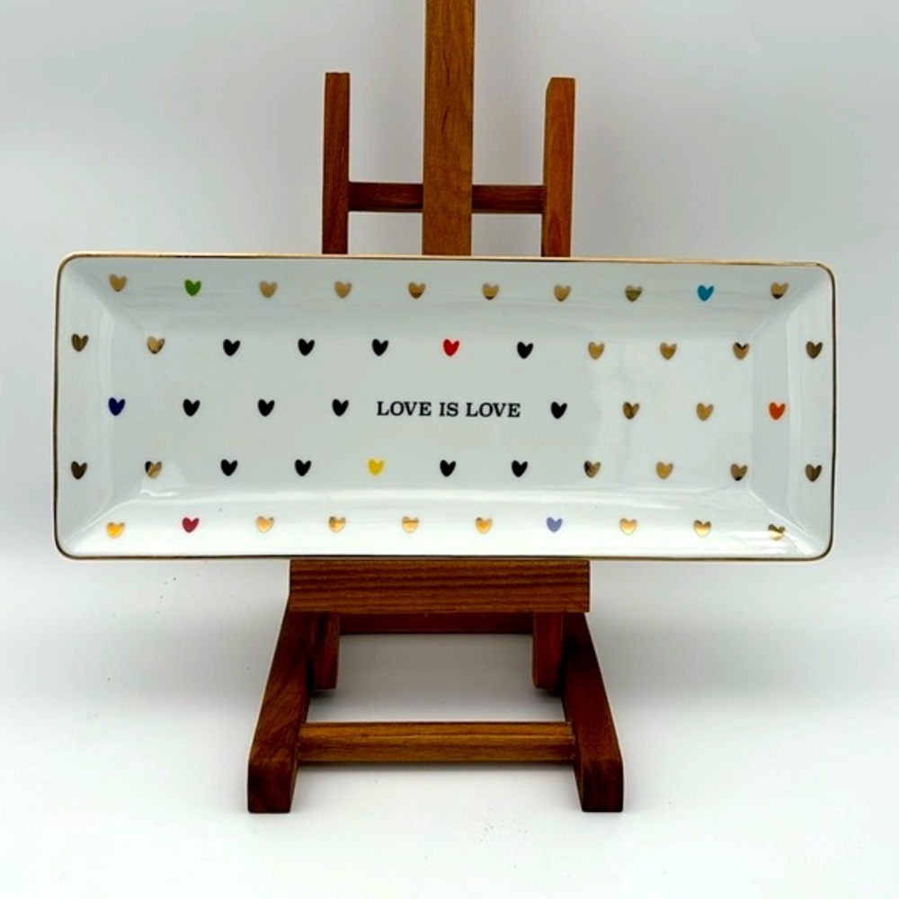 Love Is Love Porcelain Tray
